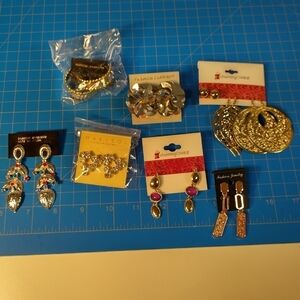😊3/$12 9 Pairs of BNWT Earrings Bundle! Various Styles, All For Pierced Ears.